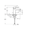 A42732 - Root Square Lavabo Bataryası S - Görsel 2