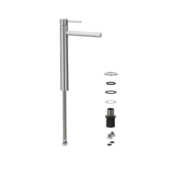 A42558 - Origin Lavabo Çanak Bataryası, Krom - Görsel 3