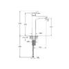 A43010 - Flow Soft Çanak Lavabo Bataryası,Krom - Görsel 2