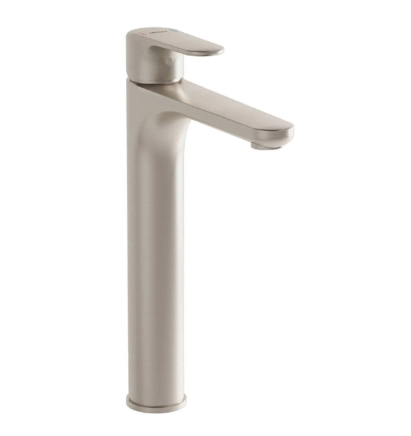 A4270734 - Root Round Çanak Lavabo Bataryası, Fırçalı Nikel