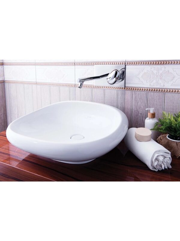 Vitra  İstanbul 54 cm Çanak Lavabo, Beyaz 4520B403-0016 - Görsel 2