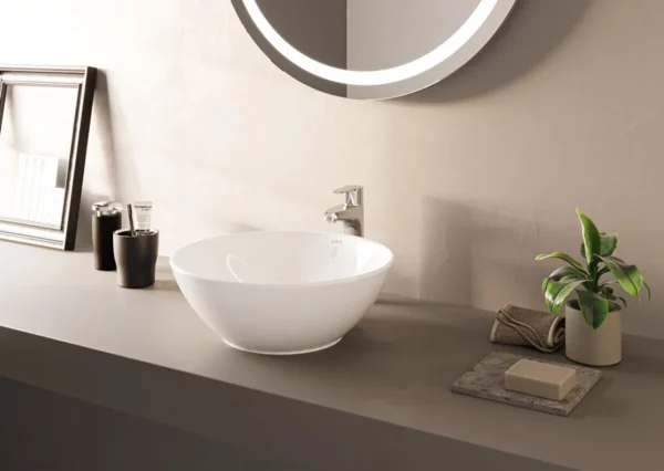 Vitra Geo Çanak Lavabo 43x43cm, Beyaz  4324B003-0012 - Görsel 4