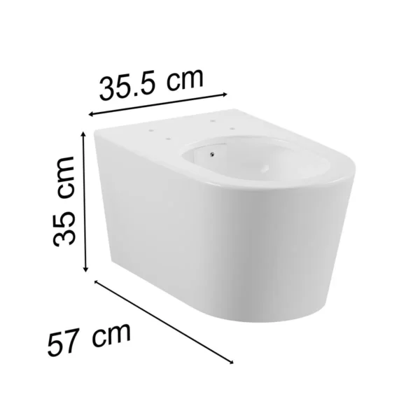 Nest Asma Klozet Rim-ex 5176B003-0559 + Nest Soft Kapak 89-003-009 - Görsel 5