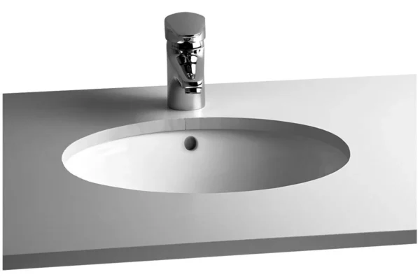 Vitra S20 Tezgah Altı Oval 46x37,5cm, Beyaz 6039b003-0012