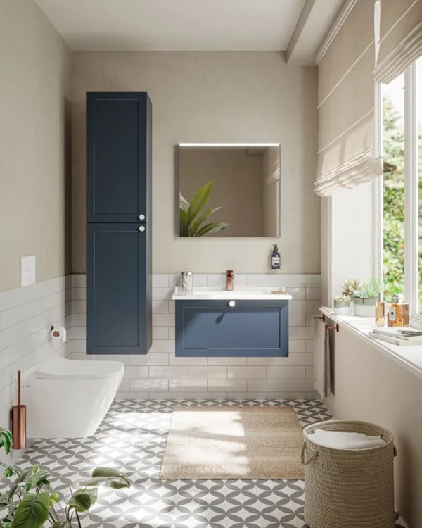 Vitra İntegra Classic Etajerli 80x47 Lavabo, Beyaz 7001B003-0001 - Görsel 2