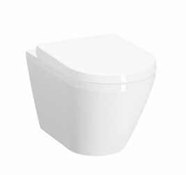 Integra Round Kanallı Asma Klozet, 54 cm, Beyaz (Kapak dahildir.)