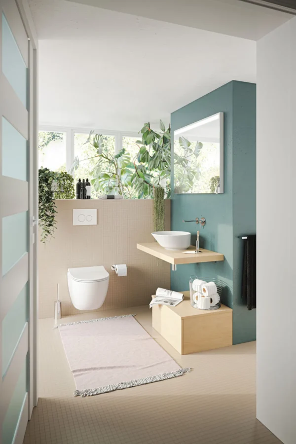 Vitra Geeo Çanak Lavabo 38x38cm, Beyaz 7421B003-0016 - Görsel 2