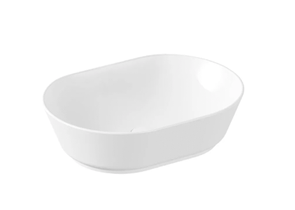 7427B003-0016 Geo Batarya Deliksiz Çanak Lavabo, 55 cm, Beyaz