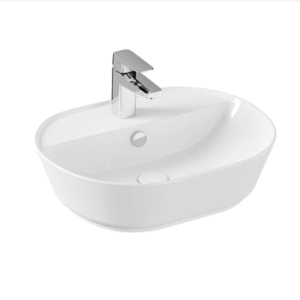 7428B003-0001 Geo Batarya Delikli Çanak Lavabo, 55 cm, Beyaz