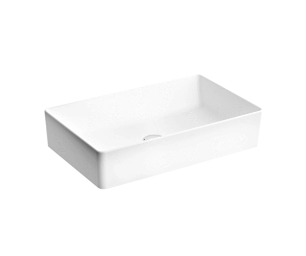 7434B003-0016 Nuo Batarya Deliksiz Çanak Lavabo, 60x38 cm, Beyaz