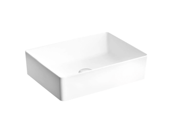 7436B003-0016 Nuo Batarya Deliksiz Çanak Lavabo, 50x38 cm, Beyaz