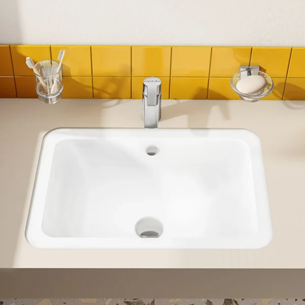Vitra S20 Tezgah Altı Lavabo 55x37cm, Beyaz 7475b003-0618 - Görsel 2