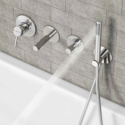 Vitra Origin Ank Duş Seti 9 Parça, Krom - Görsel 5