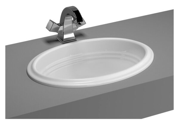 Vitra Efes Tezgah Üstü Lavabo 54cm, Beyaz 5801B003-0012